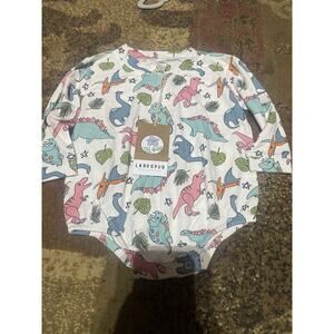 Bamboo Cozy‎ Colorful Dinosaur Print Bubble 12-18